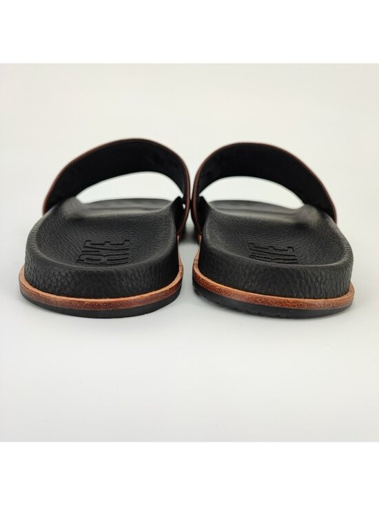 Frye Men\'s Size 10 US Sandals Leather Brown Quality Slip-On main image 5
